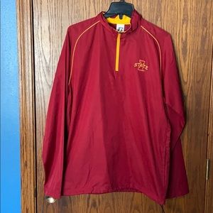 Red Iowa State Pullover Jacket (unisex)